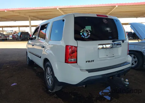 2013 Honda Pilot Lx из США, поврежденный, VIN 5FNYF3H25DB016095